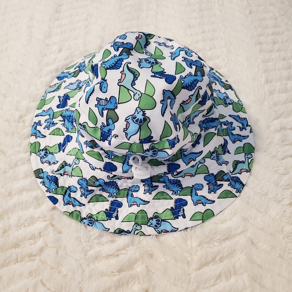 Toddler bucket beach sun hat dinosaur - Picture 5 of 5